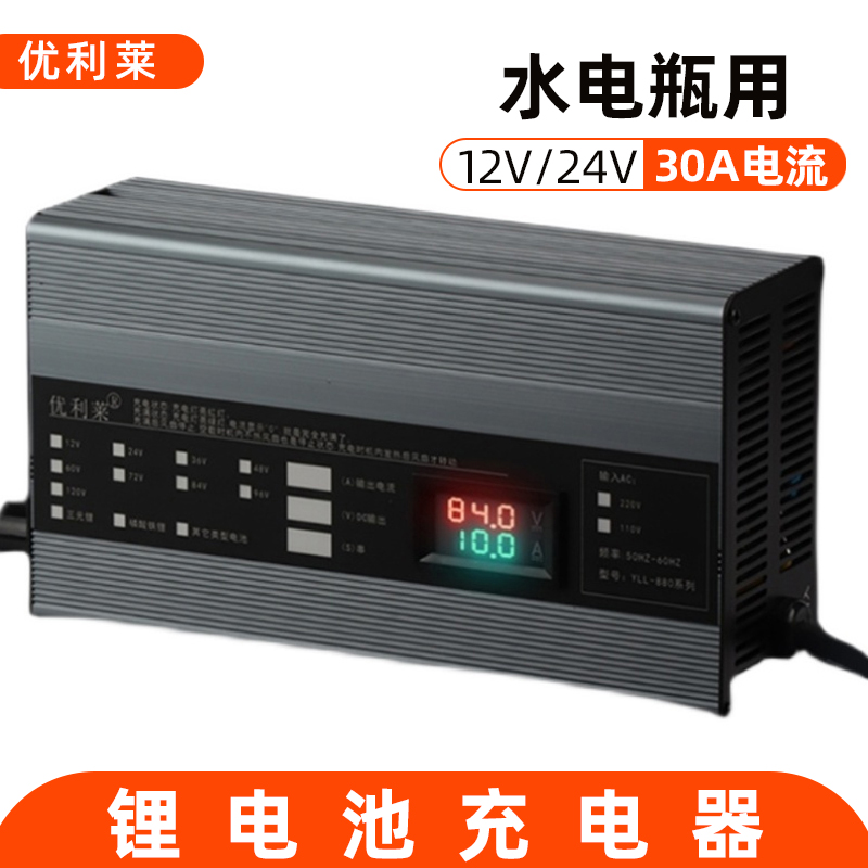 12V/24V30A水電瓶新能源蓄電池充電器